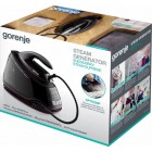 Праска-парогенератор Gorenje, 3000Вт, 1500мл, паровий удар -160гр, дисплей, керам. підошва, чорний