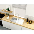 Deante Змішувач для кухні Lukrecja, довж.виливу - 229мм, витяжний, 1 важіль, хром Deante Змішувач для кухні Lukrecja, довж.виливу - 229мм, витяжний, 1 важіль, хром