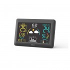 Метеостанція Sencor, внутр/зовн вимірювання, від мережі/AAх3+AAx2, темп-ра, вологість, час, прогноз погоди, чорний Метеостанція Sencor, внутр/зовн вимірювання, від мережі/AAх3+AAx2, темп-ра, вологість, час, прогноз погоди, чорний