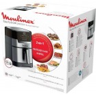 Мультипіч Moulinex EasyFry&Grill Digital, 1550Вт, чаша-4.2л, сенс. керув., пластик, сірий