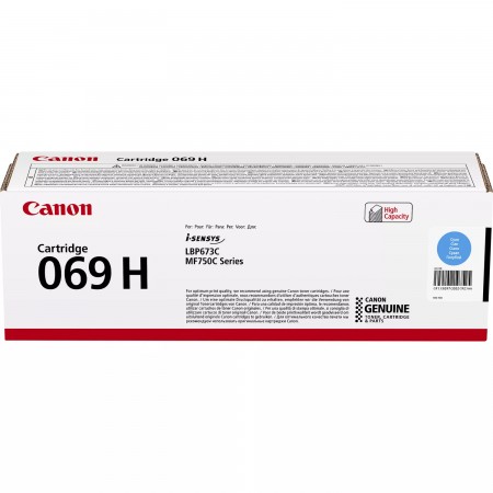 Canon Картридж 069H MF752Cdw/MF754Cdw/LBP673Cdw Cyan (5500 с