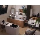 Deante Мийка кухонна Magnetic, граніт, прямокут., з крилом, 690х500х219мм, чаша - 1.5, врізна, антрацит Deante Мийка кухонна Magnetic, граніт, прямокут., з крилом, 690х500х219мм, чаша - 1.5, врізна, антрацит