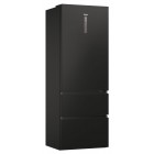 Haier Холодильник багатодверний, 200.6x70х67.5, холод.відд.-343л, мороз.відд.-140л, 3дв., А++, NF, інв., дисплей, зона нульова, чорний