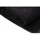 ARDESTO Плед Leonardo Doubleface, 140x200см, 100% вовна, антрацит-сірий