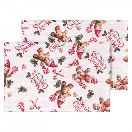 Набір серветок серв. Ardesto Christmas Gingerbread 30х45см, 