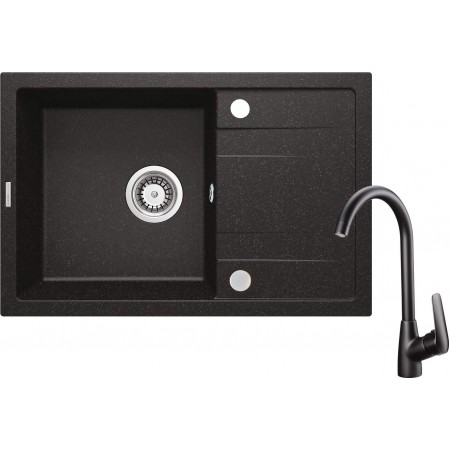 Deante Набір для кухні Corio, гранітна мийка ZRC_2113 + зміш
