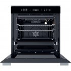 Духова шафа Whirlpool електрична, 73л, A+, дисплей, конвекція, телескопічні напрямні, чорний