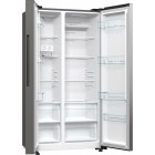 Gorenje Холодильник SBS 179х67х92см, 2 двері, 356( 191)л, А++, NF+, Інв. , зона св-ті, зовн. диспл, матовий сірий