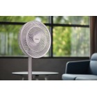 ARDESTO Вентилятор FN-B1140R підлоговий, 40см, 55Вт, ел. кер-ня, дисплей, таймер, пульт ДК, опора кругла, білий