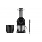 ARDESTO Соковитискач шнековий 200Вт, чаша-0.6л, жмих-0.7л, пластик/метал, чорно-сріблястий