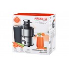 ARDESTO Соковитискач відцентрований 1000Вт, чаша-0.5л, жмих-1.5л, пластик/метал, сріблясто-чорний