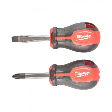 Milwaukee Викрутки набір 2шт, магнітні,PZ,SL Milwaukee Викрутки набір 2шт, магнітні,PZ,SL