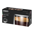 ARDESTO Набір чашок з подвійними стінками, 200 мл, H см, 2 од., боросилікатне скло ARDESTO Набір чашок з подвійними стінками, 200 мл, H см, 2 од., боросилікатне скло