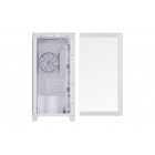 2E Gaming Корпус Fantom GK701W без БЖ 2xUSB3.0, 1xUSBType-C, 4x120мм ARGB, VGA 400мм, LCS ready, контролер з пультом, TG Side/Front Panel, mATX, білий