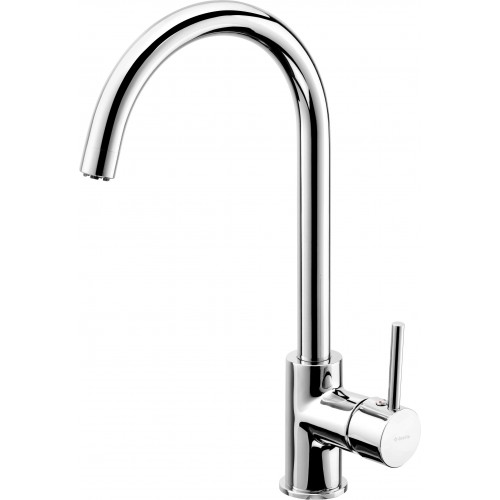 Deante Змішувач для кухні Low pressure, довж.виливу - 183мм, поворотний, 1важіль, 3-е підкл., хром Deante Змішувач для кухні Low pressure, довж.виливу - 183мм, поворотний, 1важіль, 3-е підкл., хром