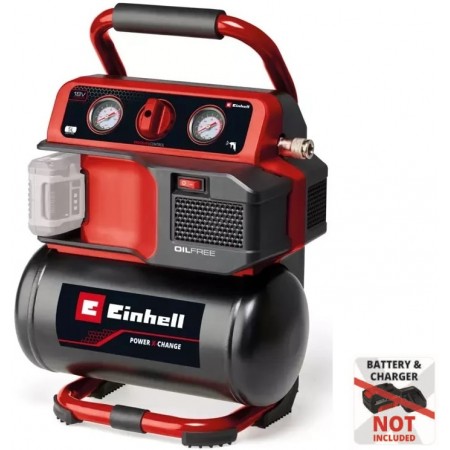 Einhell Компресор повітряний TE-AC 18/75 Li OF - Solo, акуму