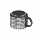 ARDESTO Чашка Weaving F, 330мл, порцеляна, біло-чорний ARDESTO Чашка Weaving F, 330мл, порцеляна, біло-чорний