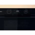 Whirlpool Духова шафа електрична, 71л, A+, дисплей, конвекція, телескопічні напрямні, пара, чорний