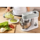 Sencor Кухонна машина 1200Вт, чаша-метал, корпус-пластик, насадок-19, білий