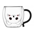 ARDESTO Набір чашок з ручками Animals з подвійними стінками, 250 мл, 2 од., боросилікатне скло ARDESTO Набір чашок з ручками Animals з подвійними стінками, 250 мл, 2 од., боросилікатне скло