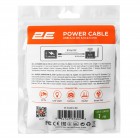 2E Кабель USB-A > DC 5.5х2.5мм живлення 1м, 12В/1A, чорний