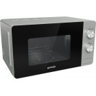 Мікрохвильова піч Gorenje, 20л, мех. керув., 800Вт, сріблястий