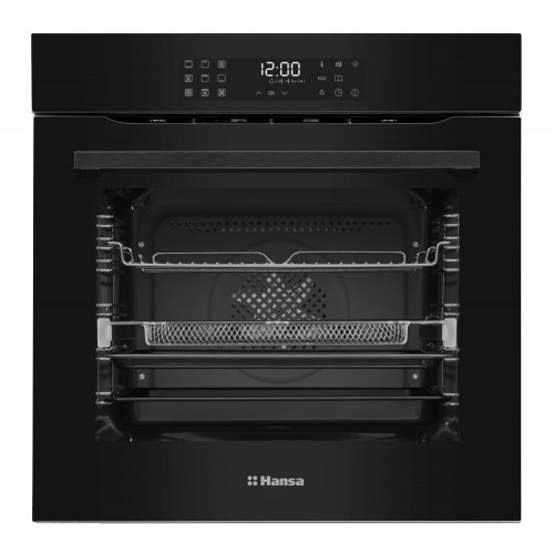 Hansa Духова шафа електрична, 77л, A+, дисплей, конвекція, чорний