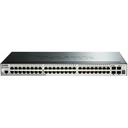 D-Link Комутатор DGS-1510-52X 48xGE, 4xSFP+, SmartPro