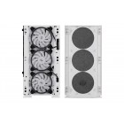 2E Gaming Корпус Calleo GB700W без БЖ 2xUSB3.0, 1xUSB2.0, 4x120мм ARGB, VGA 320мм, LCS ready, контролер з пультом, TG Side Window, mATX, білий