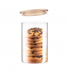 Банка для зберігання Ardesto Fresh 900мл, скло, пластик, прозорий Банка для зберігання Ardesto Fresh 900мл, скло, пластик, прозорий