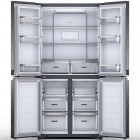 Whirlpool Холодильник багатодверний, 187.4x90.9х69.8, холод.відд.-384л, мороз.відд.-207л, 4дв., А++, NF, інв., дисплей, нерж