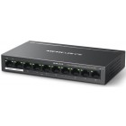 Mercusys Комутатор MS110P 10xFE (8xPoE), 65Вт, Некерований