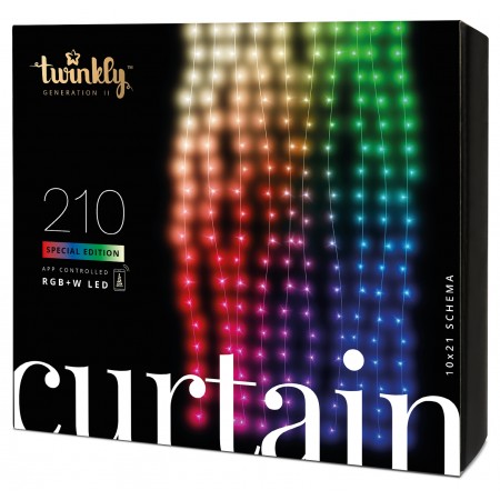 Twinkly Smart LED Гірлянда Twinkly Curtain RGBW 210, Gen II,