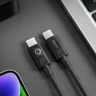 GravaStar Кабель USB-C > USB-C заряджання/синхронізації 1.5м, Type-C, 100w, чорний GravaStar Кабель USB-C > USB-C заряджання/синхронізації 1.5м, Type-C, 100w, чорний