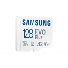 Карта пам'яті Samsung microSD 128GB C10 UHS-I  R130MB/s Evo Plus + SD
