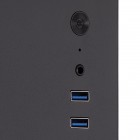 2E Корпус Credo V200B-400, з БЖ 2E ATX400, 2xUSB3.0, 1x80мм, VGA 250мм, mATX, чорний