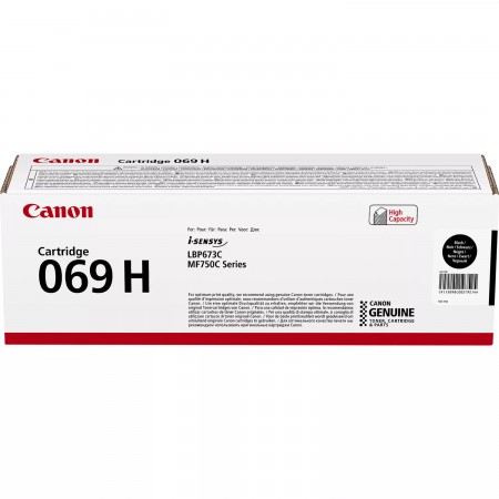 Canon Картридж 069H MF752Cdw/MF754Cdw/LBP673Cdw Black (7600 