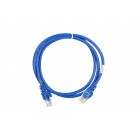 2E Cat 5e, UTP, RJ45, 26AWG ,7/0.16 Cu, 1.00 m, PVC, Blue