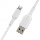 Belkin Кабель USB-A > Lightning заряджання/синхронізації 1м, 12Вт, PVC, (2 Pack), білий