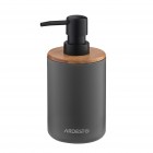 Набір для ванної кмінати Ardesto Minimalism 360мл, 3 предмети, поліпропілен, бамбук, сірий темний Набір для ванної кмінати Ardesto Minimalism 360мл, 3 предмети, поліпропілен, бамбук, сірий темний