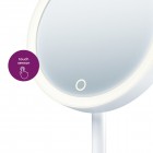 Beurer Дзеркало косметичне настільне, сенсорне керув., 3хАА в комплекті, білий