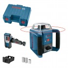 Bosch Нівелір лазерний ротаційний Professional GRL 400 H, 20м/з приймачем 400м, ±0.08мм/м, 600 об/хв, IP54, 2кг, кейс, приймач LR1, АКБ, ЗП