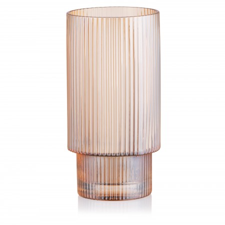 Набір склянок високих Ardesto 380мл, 2шт, скло, золотистий