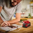 Einhell Зарядний пристрій USB для акумуляторів TE-CP 18 Li USB - Solo акум., PXC, 18В, 2хUSB, 1А/2.1А, 0.06 кг Einhell Зарядний пристрій USB для акумуляторів TE-CP 18 Li USB - Solo акум., PXC, 18В, 2хUSB, 1А/2.1А, 0.06 кг