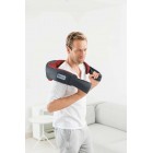 Beurer Масажний пояс для шиї, спини, ніг, від мережі, 1.68кг, 3 режима, підігрів, сіро-червоний