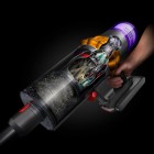Dyson Пилосос безпровідний V15 Detect Absolute 610Вт, конт пил -0.76л, автон. робота до 60хв, турборежим, сіро-фіолетовий