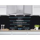 Electrolux Варильна поверхня індукційна, 60см, розширена зона, термощуп, Fry sensor, сенсорний дисплей, Hob2Hood, графіт