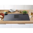 Gorenje Варильна поверхня індукційна, 83см, розширена зона, вбудована витяжка, 620м.куб/год, чорний