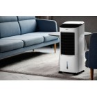 ARDESTO Охолоджувач повітря ACO-B7 3в1 охолоджувач-зволожувач-вентилятор, 15 м2, ел. кер-ня, резервуар 7 л., 430 м3/год, дисплей, таймер, авто вим-ня, пульт дк, біл/чорн