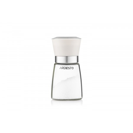 ARDESTO Млинок для солі та перцю Gemini, бежевий, скло, плас